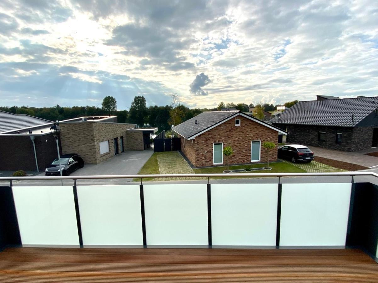 Villa Ferienhaus Panoramadeck am Harkebrügger See mit Sauna und Kamin Barssel  Exterior foto