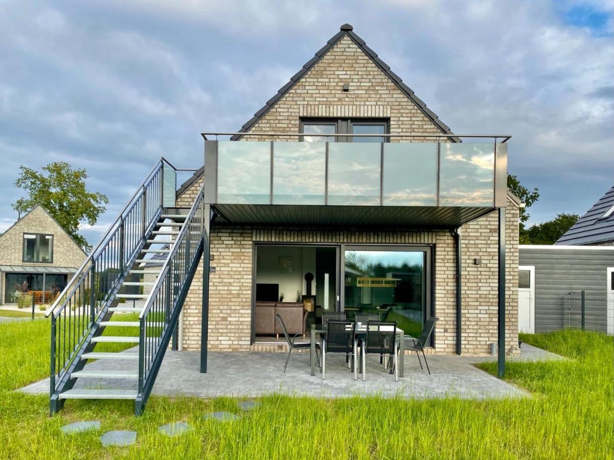 Villa Ferienhaus Panoramadeck am Harkebrügger See mit Sauna und Kamin Barssel  Exterior foto